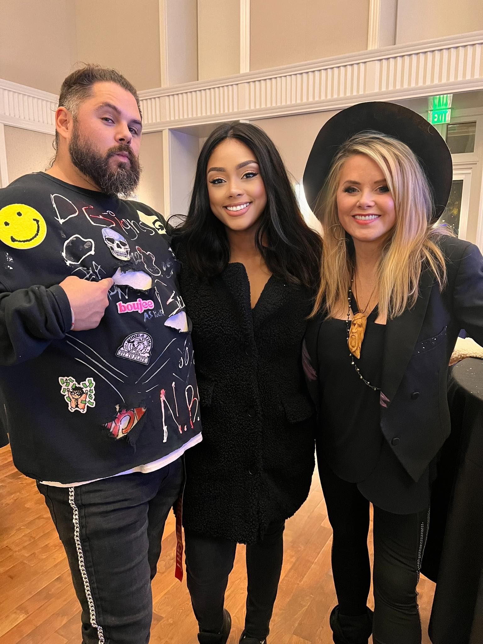 Linda Septien vocal coach meets Belizean artist Micah at Jingle Ball 2024